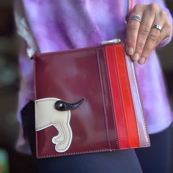 Authentic TORY BURCH Leather Dog card/Crosby - Picture 12 of 12